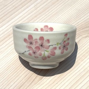 美濃焼（みのやき）　ミニ抹茶碗　城山桜　ピンク