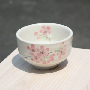 美浓烧 日本茶杯 粉色
