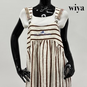 背带裙/连体裙 Design 竖纹 背带洋装/连衣裙