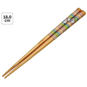 【スケーター】 四角先丸箸 18cm 【チップ＆デール】