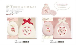 【予約品】ジューシーココ ヘアブラシ＆巾着《 7/21(月) 予約〆切り》