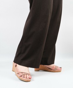【pied du lapan】 ビジューベルトウエッジサンダル　サンダル　ウェッジサンダル　春夏　おでかけ