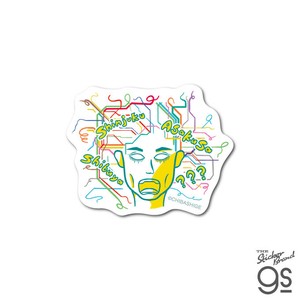 Wait,What Tokyo ダイカットステッカー 04 ちばしげ イラスト 東京 旅行 お土産 お洒落 公式グッズ TKY004