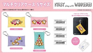 【予約品】カービィ play with ワドルディ マルチクリアケース Sサイズ《 7/21(月) 予約〆切り》