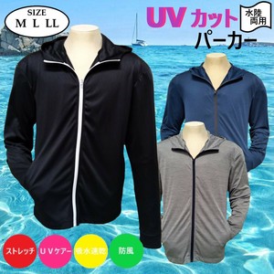 【再入荷】UVカット フルZIP パーカー（水陸両用）