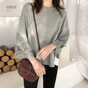 ※縫製跡あり【OUTLET80%OFF】EH2824o-g-XL 刺繍袖シャツ バックシャン 7分袖 春 夏 秋