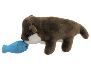 ◆即納◆ぬいぐるみ プルプルぱくっと　カワウソ 海洋生物　魚 おもしろい
