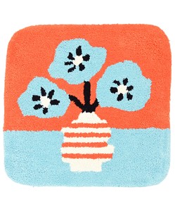 靠枕/靠垫 花 橘色/桔色