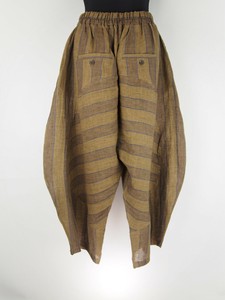 Full-Length Pant Patchwork Colored Stripe [S/S NEW]
