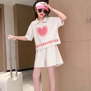 Tシャツ ショートパンツ 2点セット 半袖 無地 ゆったり 快適 女の子 ファッション MBQ1524