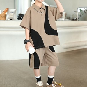 Tシャツ ショートパンツ 2点セット 半袖 無地 ゆったり 快適 男の子 ファッション MBQ1532