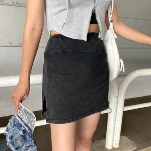 2025年新商品 裙子 开叉 裙子 有弹性 立即发货