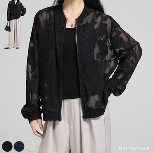 短款夹克 新商品 2025年 花朵 雅卡尔织布 束腰夹克