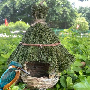 鳥小屋   わら編み  鳥用品    DYLB744