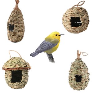 鳥小屋   わら編み  鳥用品    DYLA746