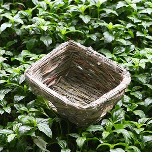 鳥小屋   わら編み  鳥用品    DYLB748