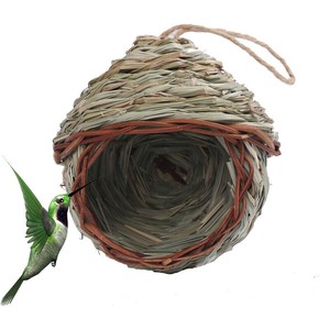 鳥小屋   わら編み  鳥用品    DYLB758