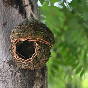 鳥小屋   わら編み  鳥用品    DYLB759