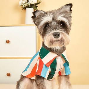 ペット服  犬用 猫用  シャツ ストライプ  快適 通気性 ペット用品   DYLA761