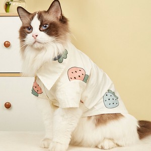 ペット服 シャツ 花柄  犬用 猫用  快適 通気性 ペット用品   DYLA764