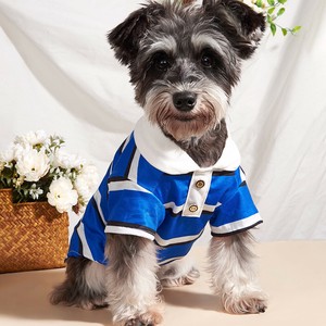 ペット服  ポロシャツ   ストライプ  犬用 猫用  快適 通気性 ペット用品  DYLA767