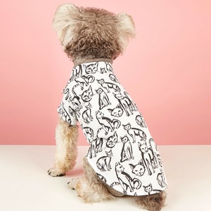 ペット服  シャツ 花柄  犬用 猫用  快適 通気性 ペット用品   DYLA771