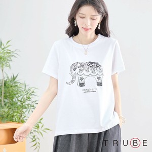 【2025新作】【M〜L】エレファントTシャツ(N13-275)(1号店）FM1