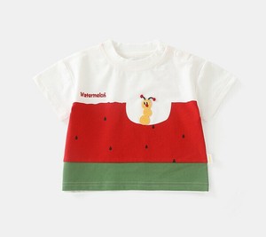 韓国スタイル 5サイズ シャツ スイカ 半袖 かわいい