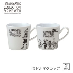 ウルトラモンスターズ　200ml　ミドルマグカップ　[単品／全2柄][日本製]