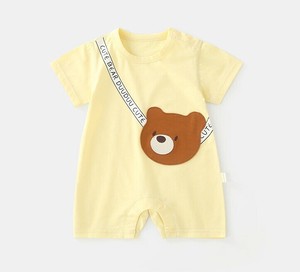 韓国スタイル 5サイズ ロンパース 半袖 クマ かわいい