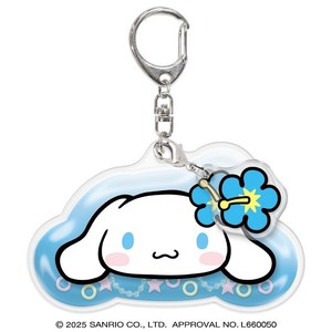 ■2025AW　先行予約■　サンリオキャラクターズ　エアインキーホルダー　シナモロール/ハイビスカス