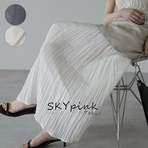 【特別限定価格】レイヤードワッシャープリーツスカート　 skypink東京