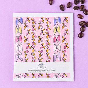 [予約]Artisan ドリップコーヒー サンタ・フェリサ 蝶々とお花 8g【フェアトレード】