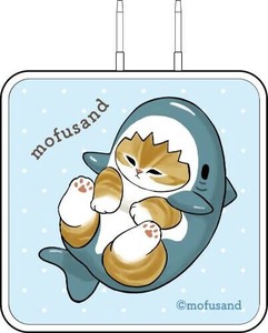 mofusand USB/USB Type-C ACアダプタ サメにゃん MOFU-84A