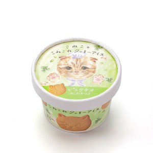 こねこのこねこねクッキーアイス ピスタチオ【4ケース同梱必須　※8種フレーバーより選択可】