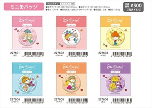 【予約品】水森亜土 ミニ缶バッジ《 8/3(日) 予約〆切り》