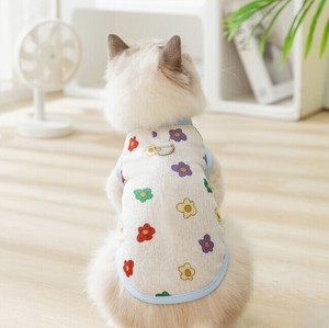 服 ベスト 犬用  花柄 夏 ペット用品   MBQ1680