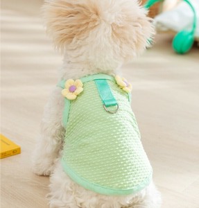 服  ベスト 犬用 立体花    夏 ペット用品   MBQ1682