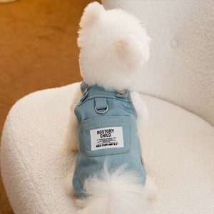 服 ベスト デニム ワンピース  犬用 夏 ペット用品  MBQ1692