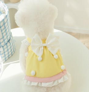 服 ワンピース 犬用  リボン、可愛い 夏 ペット用品    MBQ1703