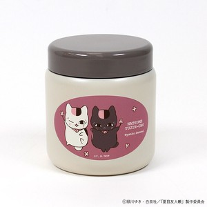 夏目友人帳 ニャンコ先生 ステンレススープポッド 300ml ステンレス 黒ニャンコ