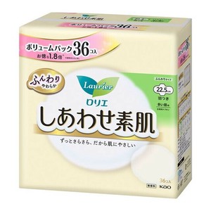 【医薬部外品】ロリエ　しあわせ素肌　ボリュームパック　多い昼用22．5cm　羽つき　36個入
