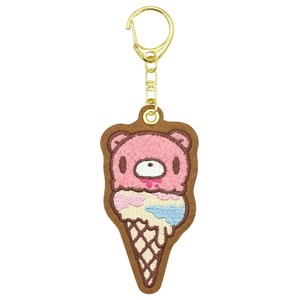 【8月下旬入荷予定】グルーミー　相良刺繡フェルトキーホルダー　アイス