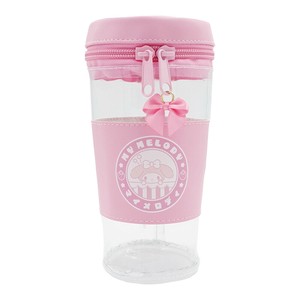 【9月下旬入荷予定】サンリオキャラクターズ　カフェドリンク　クリアポーチ　マイメロディ