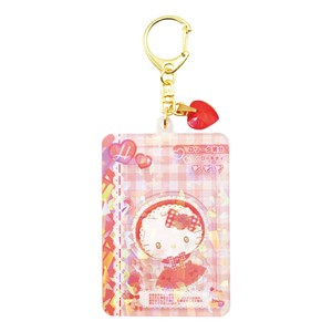 【9月下旬入荷予定】サンリオキャラクターズ　キラキラカード風フレフレキーホルダー　ハローキティ