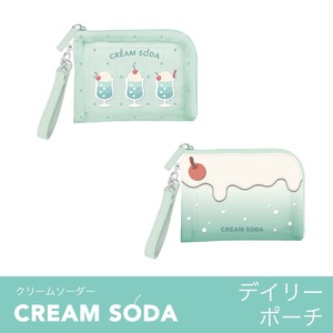 新作★【リール付きデイリーポーチ（定期／ICカード）】◆クリームソーダ