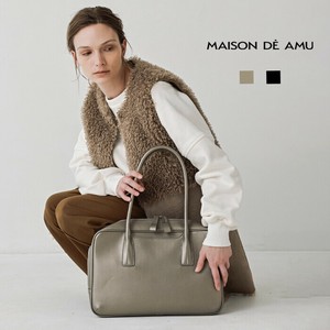 【2025秋冬予約販売】スクエアボストンBAG【大容量】