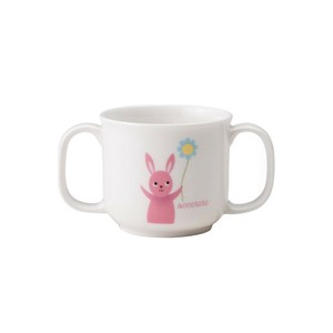 NIKKO(ニッコー) accototo(アッコトト) 子供食器 両手マグ(210cc) ウサギ 8200R-3161