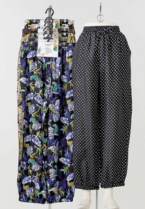 Cropped Pant Rayon Wide Pants