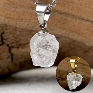Gemstone Pendant Top Stainless Steel Pendant 1-pcs